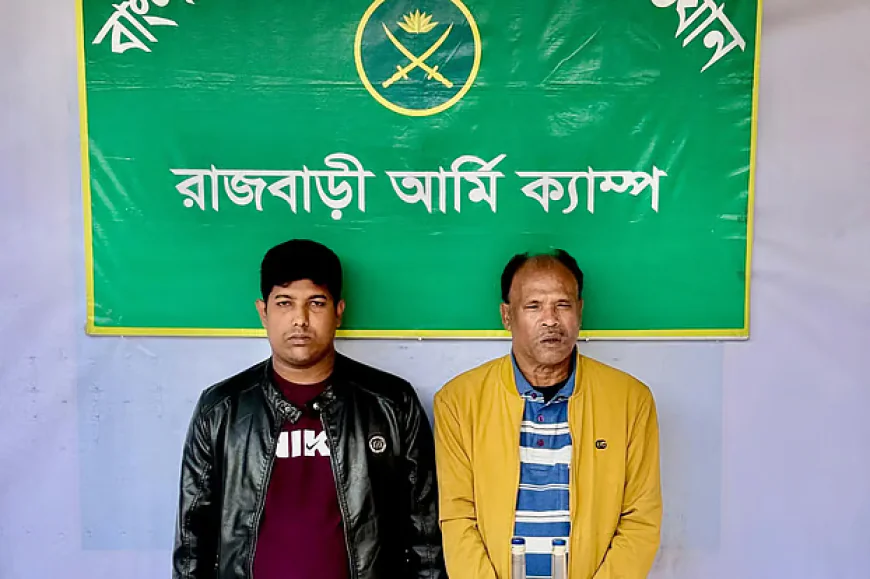 রাজবাড়ীতে অবৈধ আগ্নেয়াস্ত্রসহ বিএনপি নেতা গ্রেপ্তার