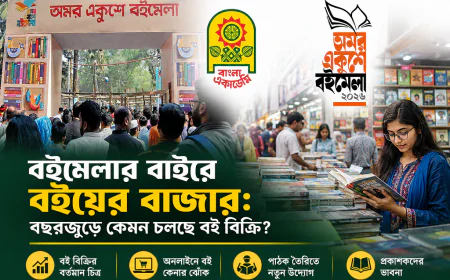 বইমেলার বাইরে বইয়ের বাজার: বছরজুড়ে কেমন চলছে বই বিক্রি?