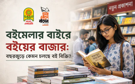 বইমেলার বাইরে বইয়ের বাজার: বছরজুড়ে কেমন চলছে বই বিক্রি?
