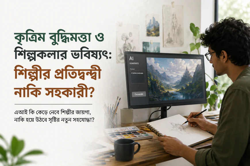 কৃত্রিম বুদ্ধিমত্তা ও শিল্পকলার ভবিষ্যৎ: শিল্পীর প্রতিদ্বন্দ্বী নাকি সহকারী?